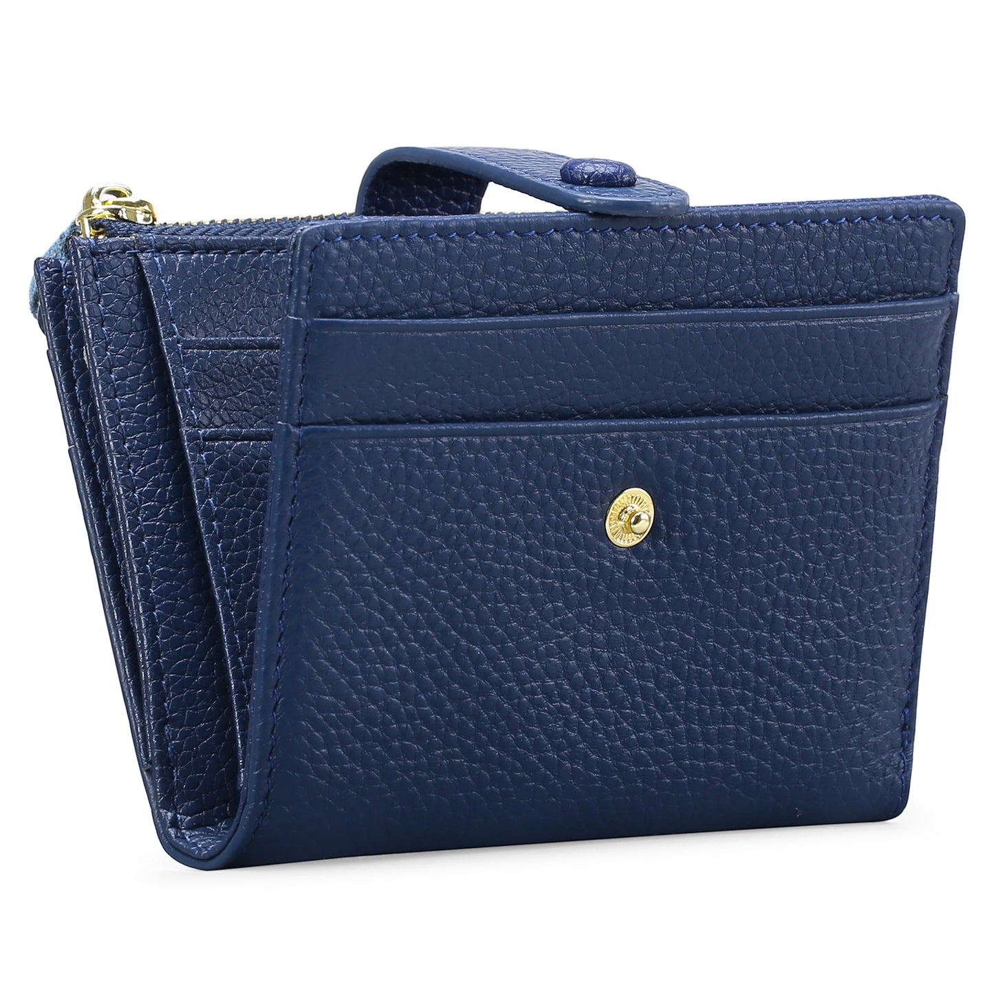 FALAN MULE Small Wallets for Women RFID Blocking Slim Bifold Leather Womens Wallet with Zipper Coin Purse