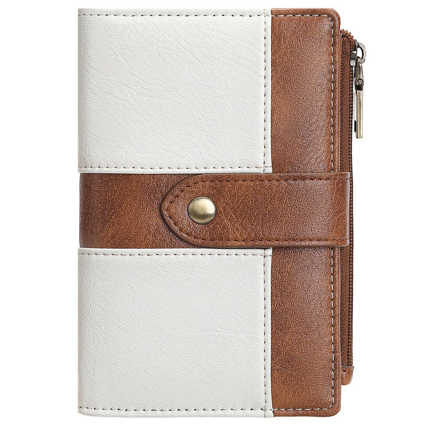 FALAN MULE Small Wallet for Women RIFD Leather Bifold Credit Card Holder with 3 ID Window