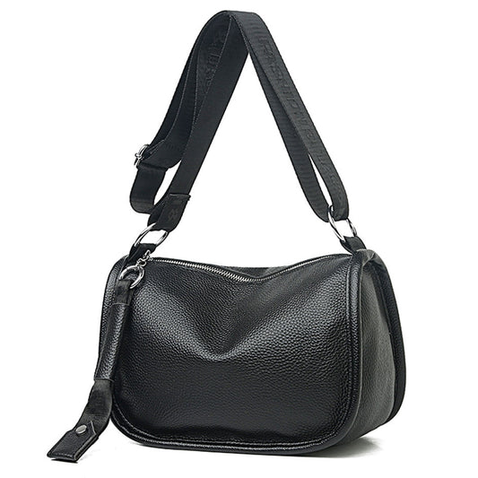 FALAN MULE Small Crossbody Bag for Women Trendy Design Genuine Leather Shoulder Handbags with Adjustable Strap