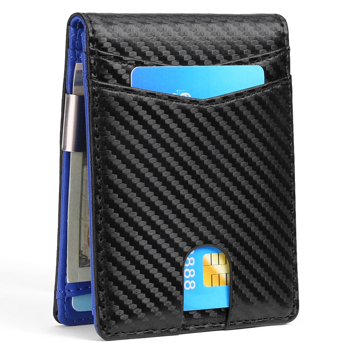 FALAN MULE Wallet for Men Bifold RFID Blocking Front Pockets Wallet Credit Card Holder Minimalist Leather Money Clip Mens Wallet with 12 card Slots