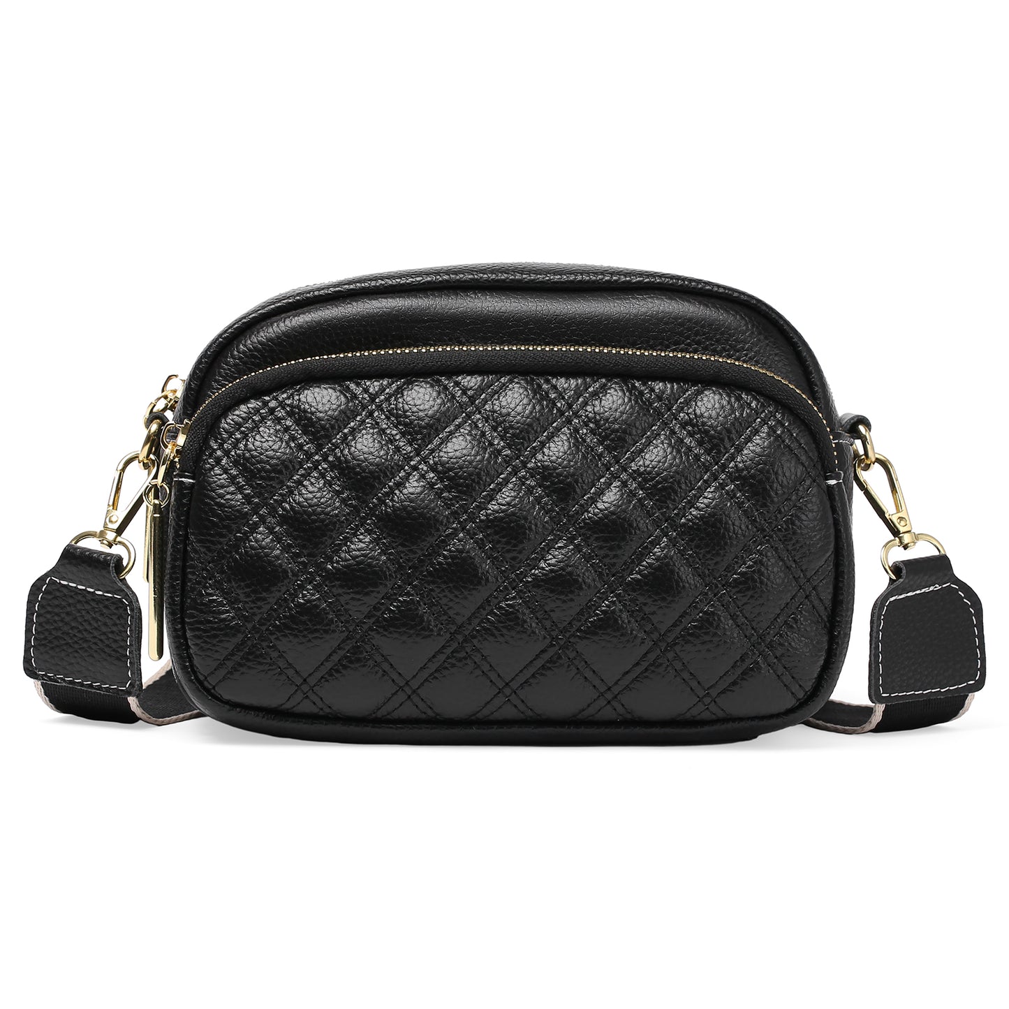 FALAN MULE Small Crossbody Bag for Women Trendy Design Genuine Leather Shoulder Handbags with Adjustable Strap