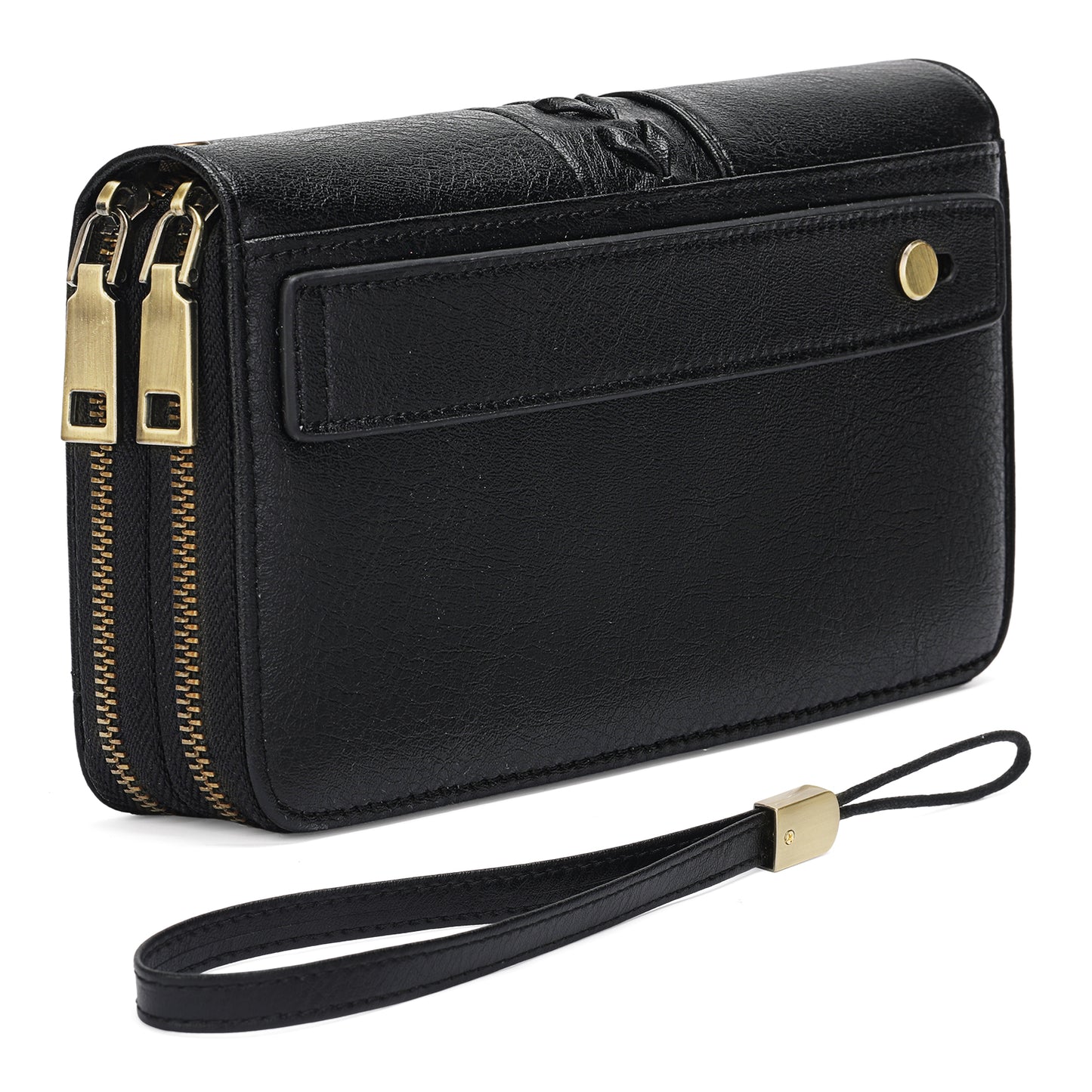 FALAN MULE Wallet for Women RFID Blocking Leather Large Capacity Zip Around Ladies Card Holdr Phone Purse Wristlet