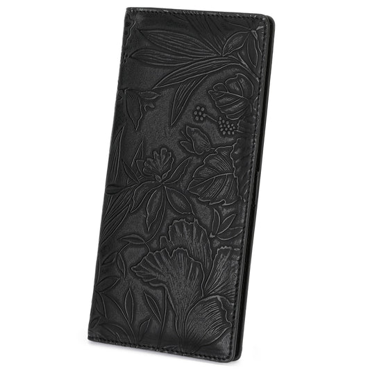 FALAN MULE Ultra Slim Thin Wallet for Women Bifold Leather RFID Blocking Designer Credit Card Holder