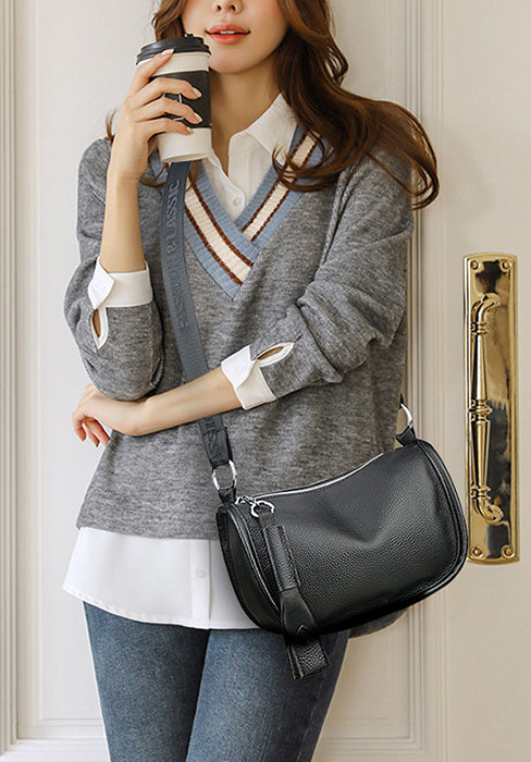 FALAN MULE Small Crossbody Bag for Women Trendy Design Genuine Leather Shoulder Handbags with Adjustable Strap