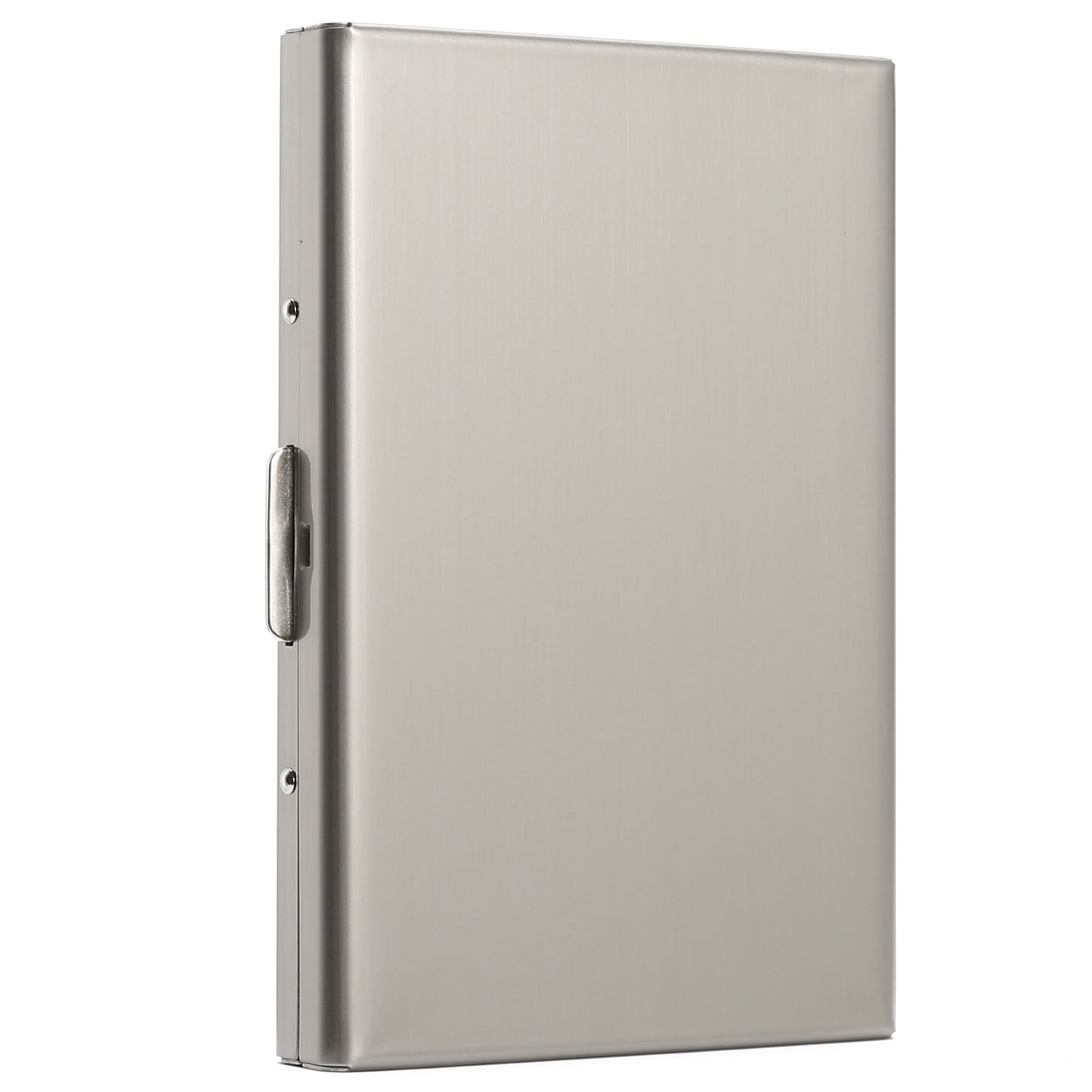 FALAN MULE Wallet for Men Stainless Steel Credit Card Wallet RFID Blocking Metal Case Pocket Business Card Holder for Women and Men