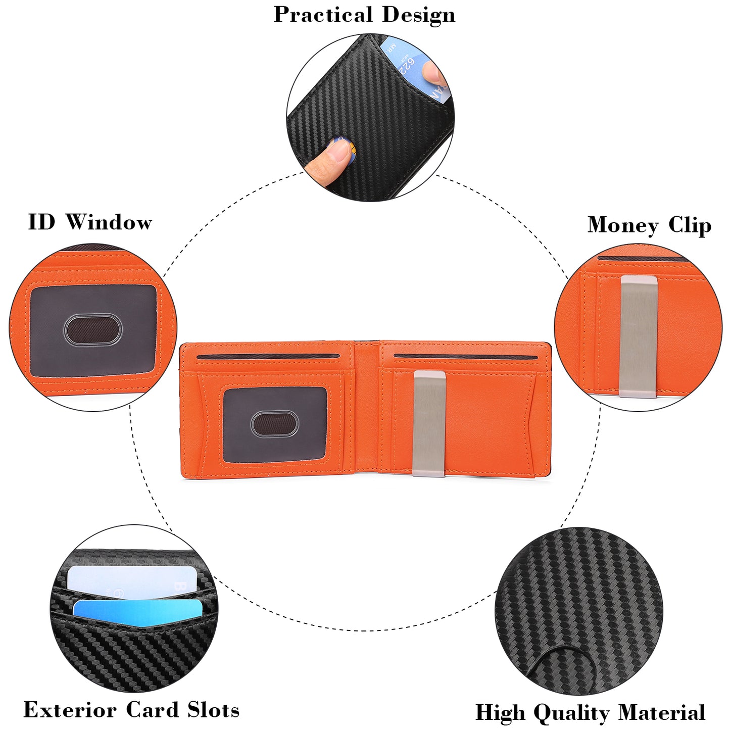 FALAN MULE Wallet for Men Bifold RFID Blocking Front Pockets Wallet Credit Card Holder Minimalist Leather Money Clip Mens Wallet with 12 card Slots