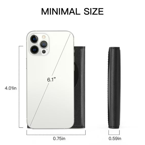 FALAN MULE Wallet for Men Magnetic Wallet Phone with MagSafe Leather RFID Minimalist Wallet Detachable Flip 6+ Card Holder