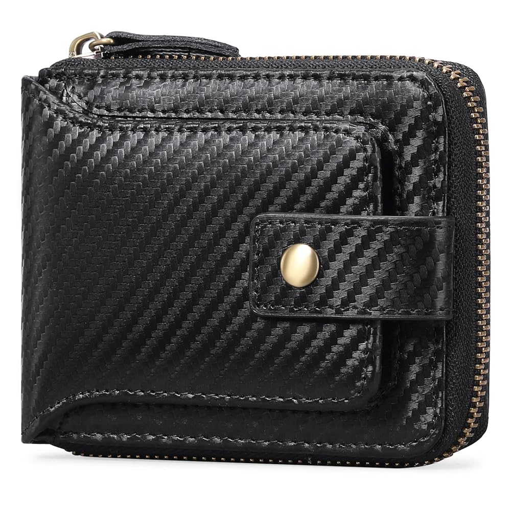 FALAN MULE Rfid Wallet for Men Genuine Leather Minimalist Wallet Bifold Coin Purse