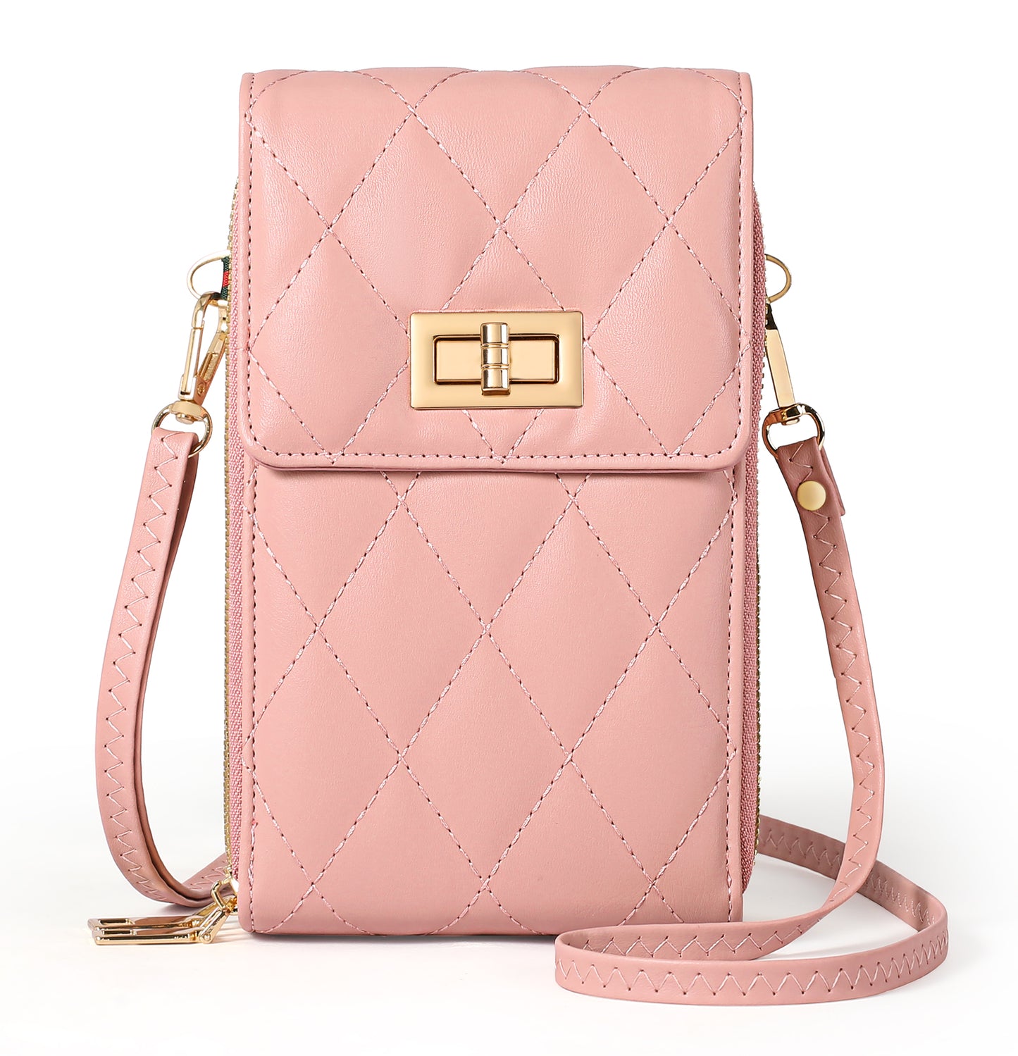 FALAN MULE Small Cell Phone Crossbody Bag Purse for Women, Lady Leather Wallet Purse