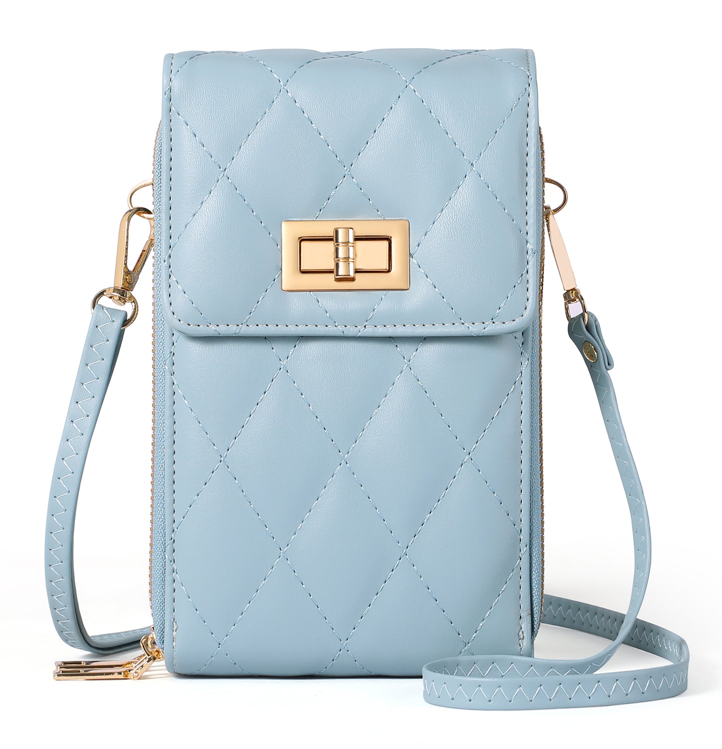 FALAN MULE Small Cell Phone Crossbody Bag Purse for Women, Lady Leather Wallet Purse