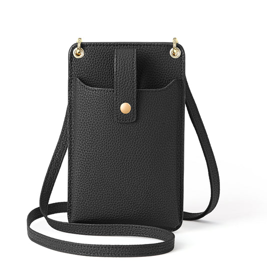 FALAN MULE Small Cell Phone Crossbody Bag Purse for Women, Lady Leather Wallet Purse