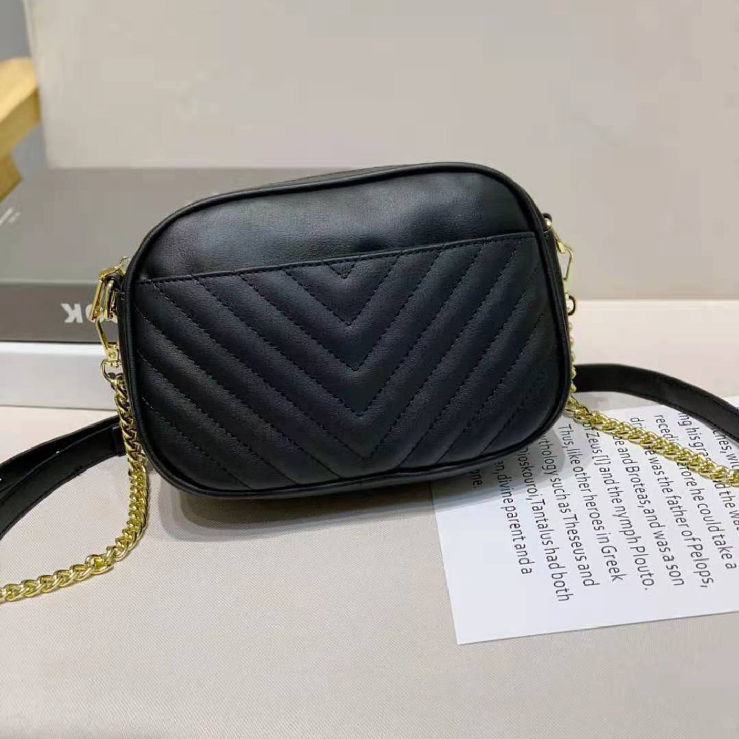 Falan Mule Crossbody for Women Small Leather Handbag Shoulder Purse with Chain Strap