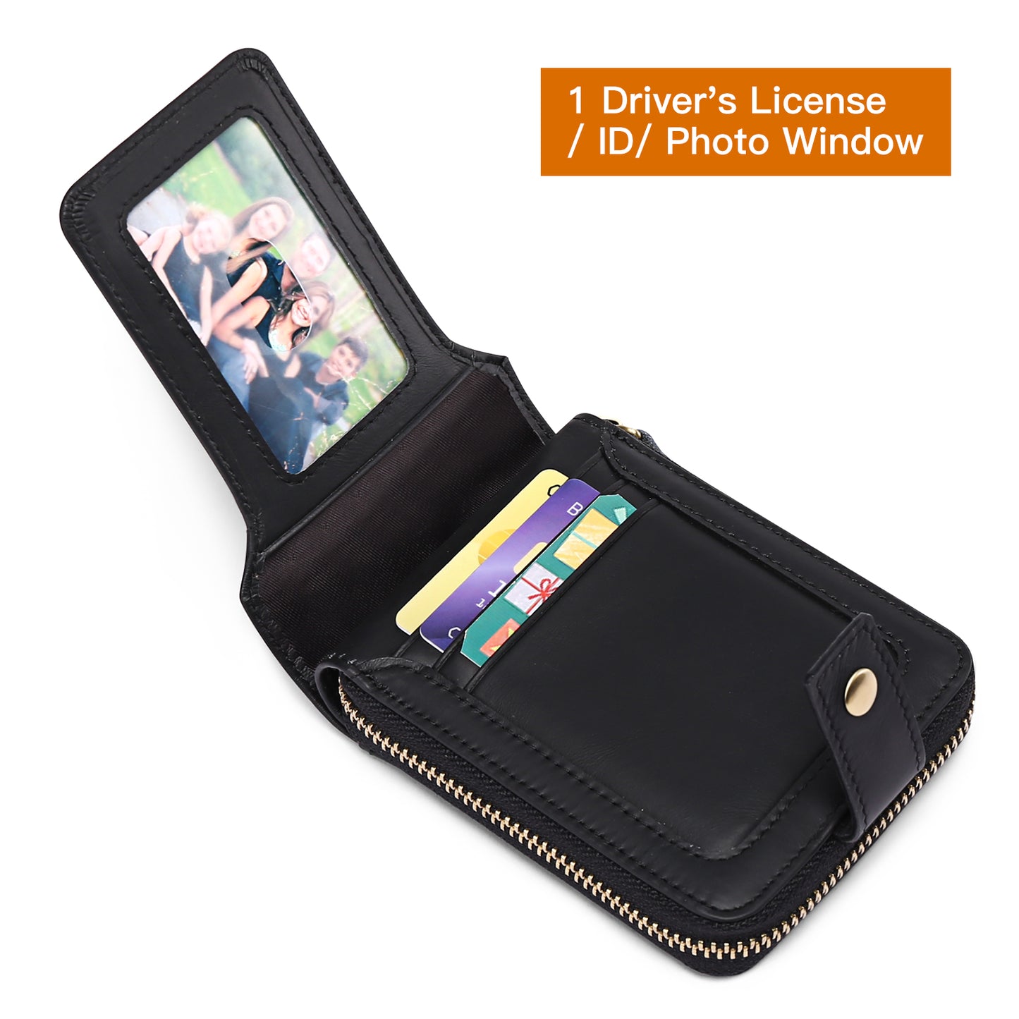 FALAN MULE Rfid Wallet for Men Genuine Leather Minimalist Wallet Bifold Coin Purse