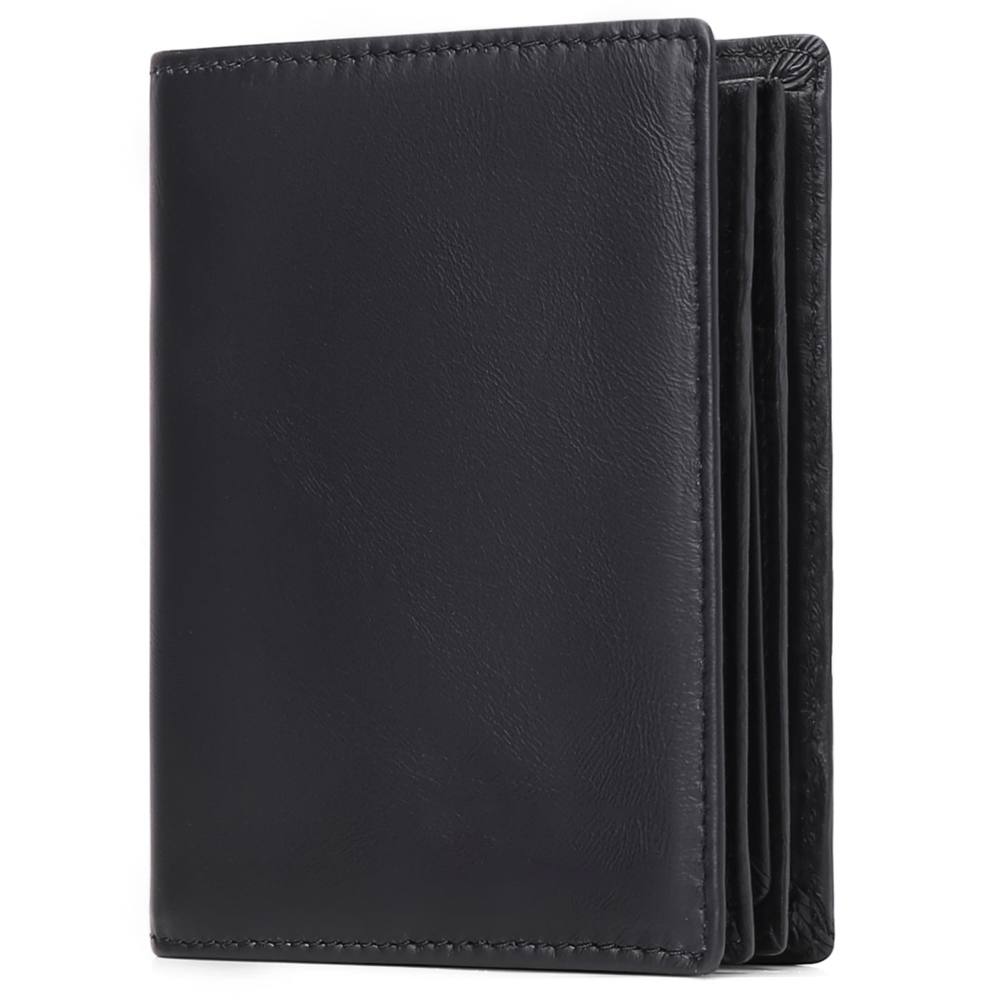 FALAN MULE Minimalist Wallets for Men Genuine Leather Bifold Wallet RFID Blocking Card Holder