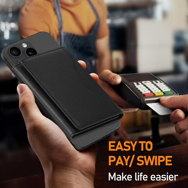 FALAN MULE Wallet for Men Magnetic Wallet Phone with MagSafe Leather RFID Minimalist Wallet Detachable Flip 6+ Card Holder