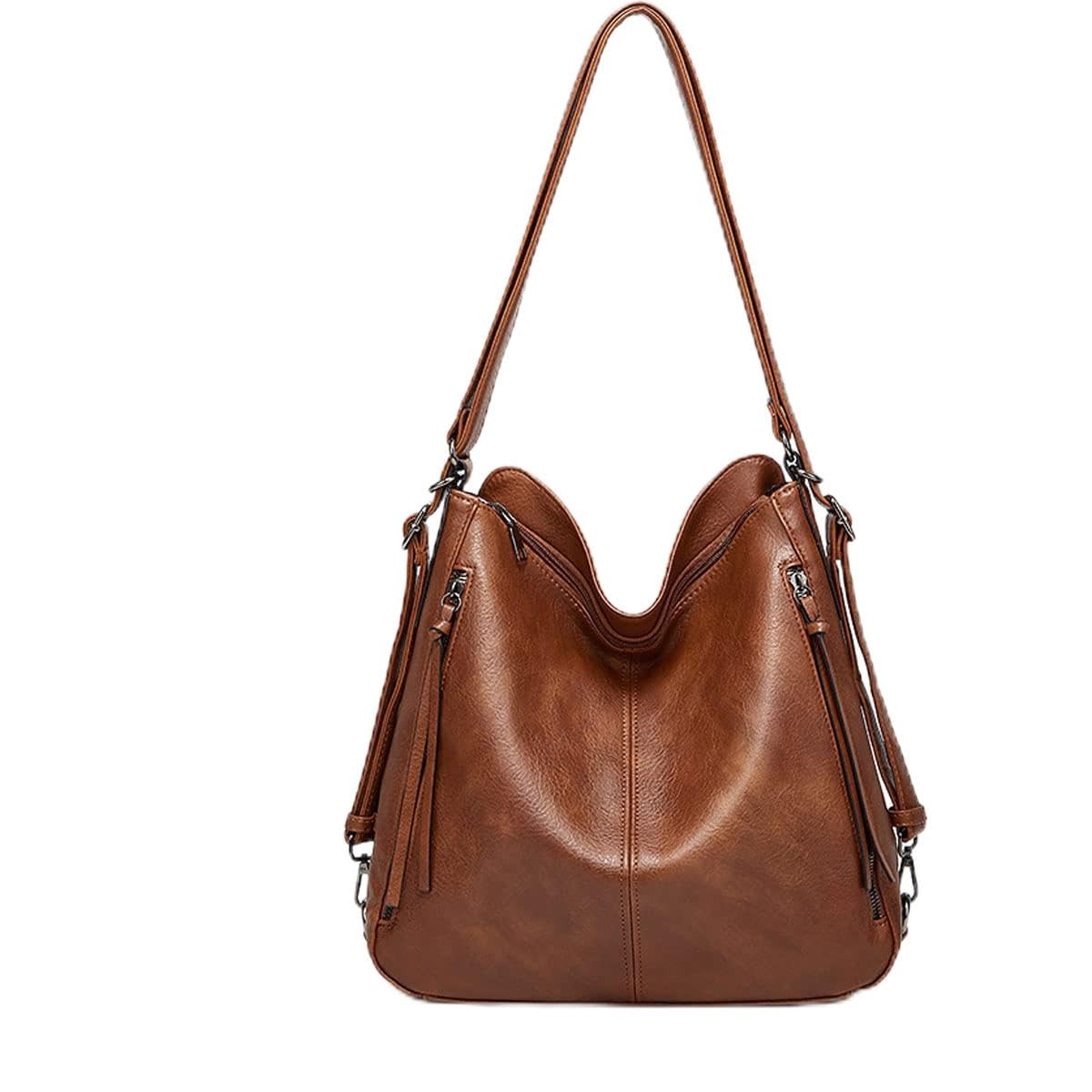 FALAN MULE Crossbody Bags for Women Lightweight Purses and Handbags PU Leather Small Shoulder Bag Satchel with Adjustable Strap