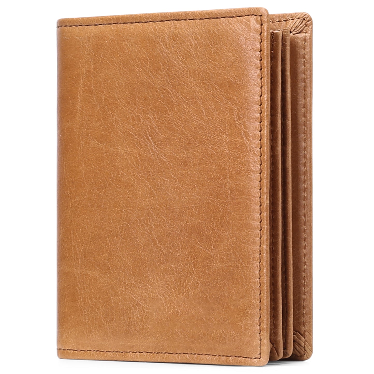 FALAN MULE Minimalist Wallets for Men Genuine Leather Bifold Wallet RFID Blocking Card Holder