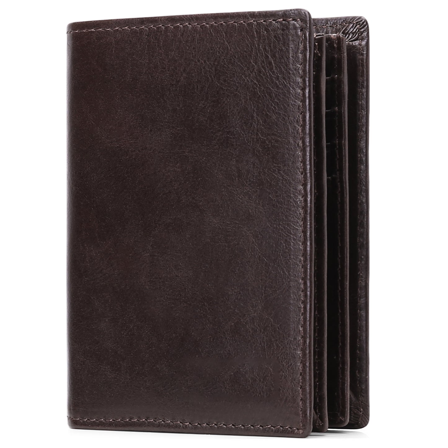 FALAN MULE Minimalist Wallets for Men Genuine Leather Bifold Wallet RFID Blocking Card Holder